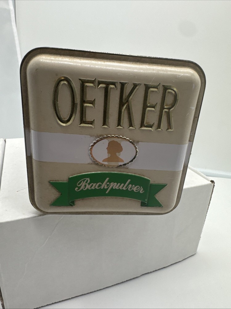 Oetker Backpulver Backing Powder Tin Empty