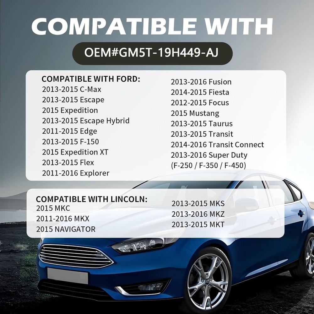 2025 Latest A15 Navigation SD Card Map Compatible with Sync 2 Ford & Black.