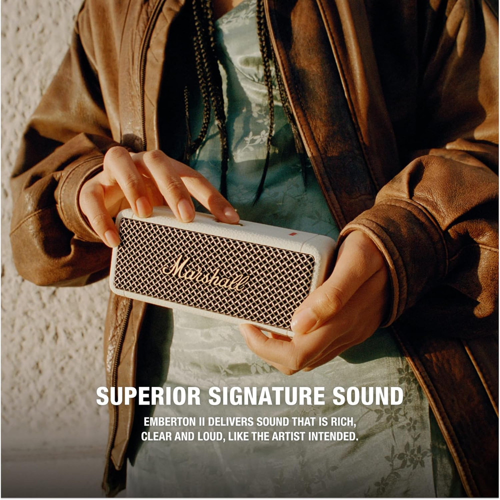 Emberton II Portable Bluetooth Speaker, Cream