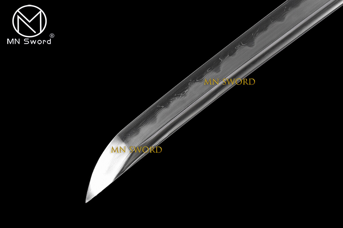 Hand Polished Japanese Samurai Katana Sword Honsanmai Clay Tempered Bare Blade