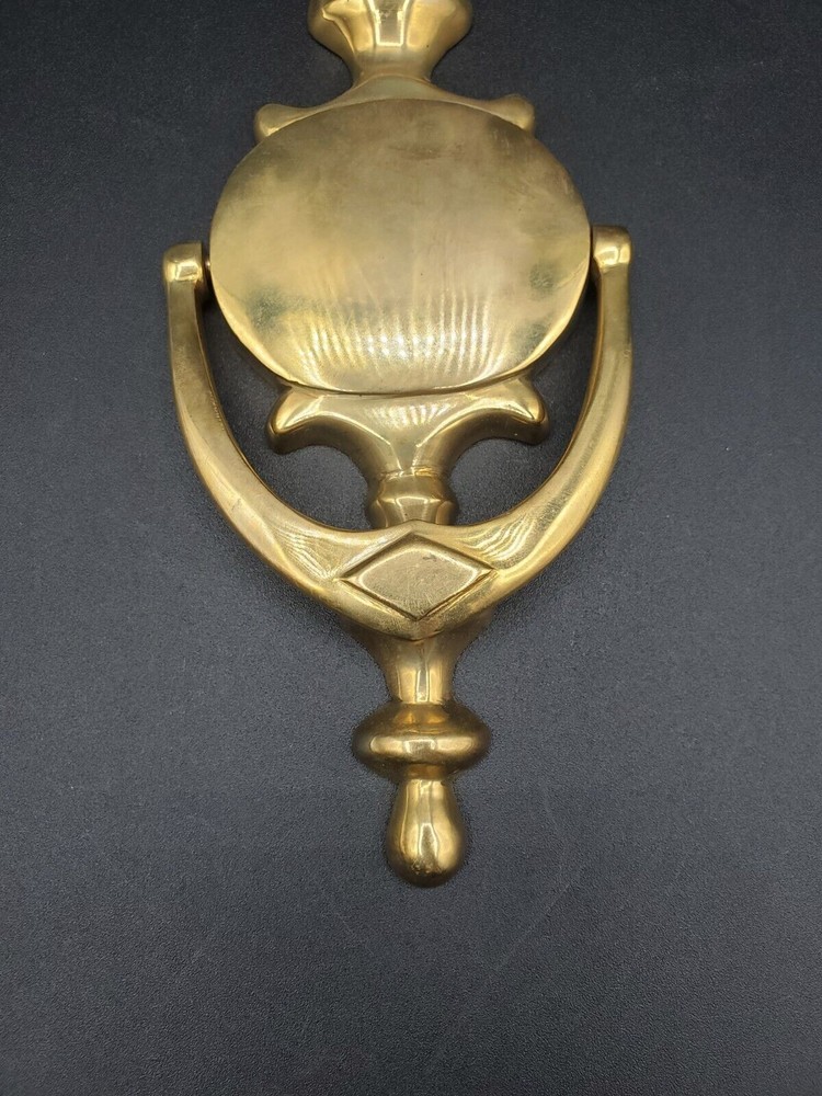 Vintage Solid Brass urn door knocker