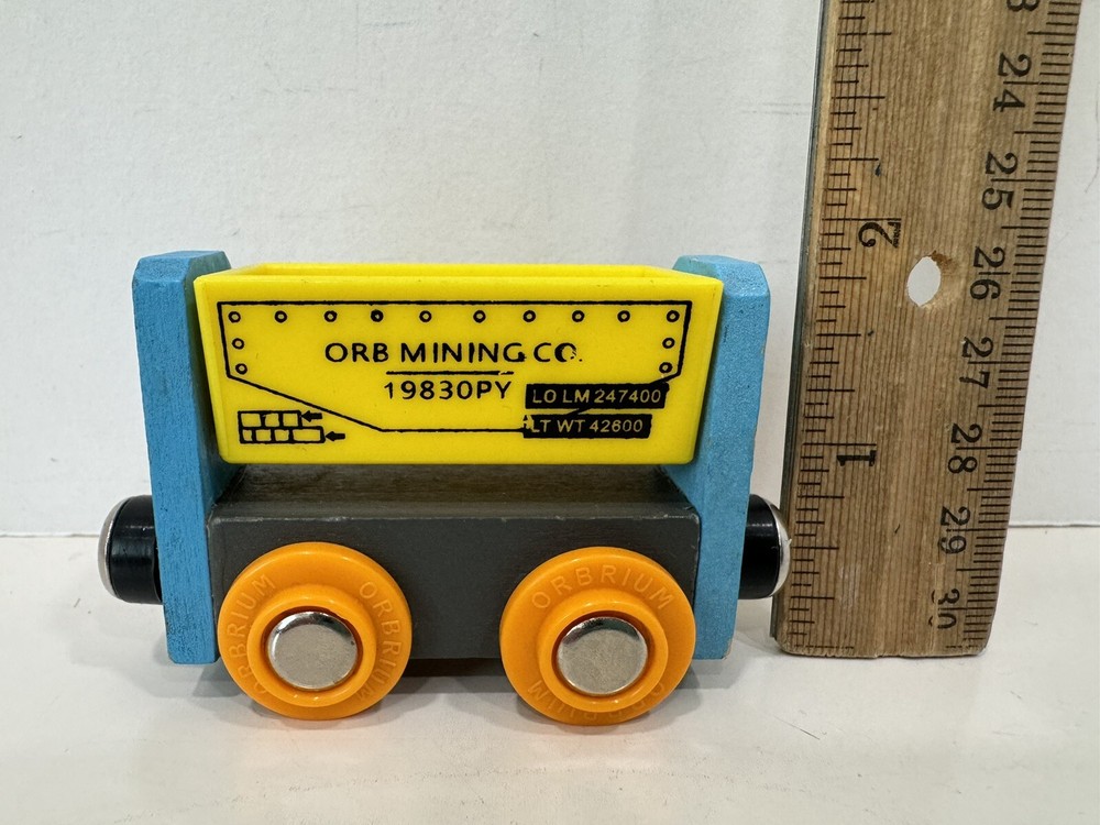 Orbrium Magnetic Wooden Train Car Orb Mining Co.Replacement