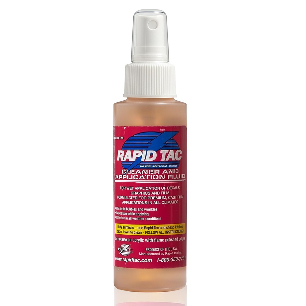 Rapid Tac Application Fluid 4oz Spray Bottle | Bubble-Free Application | Allo...