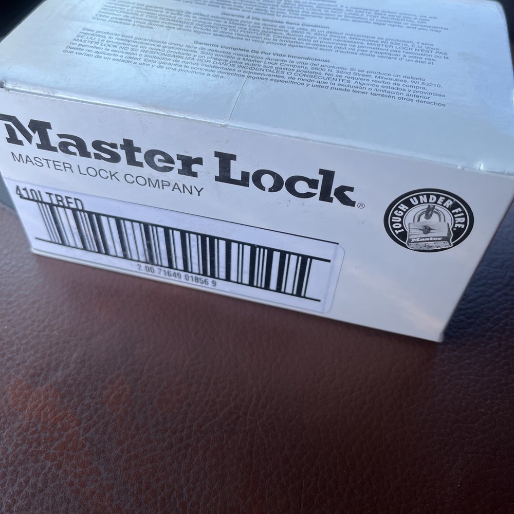 6 Master Lock 410Red Lockout Padlock Different Keys Non Conductive Thermoplastic