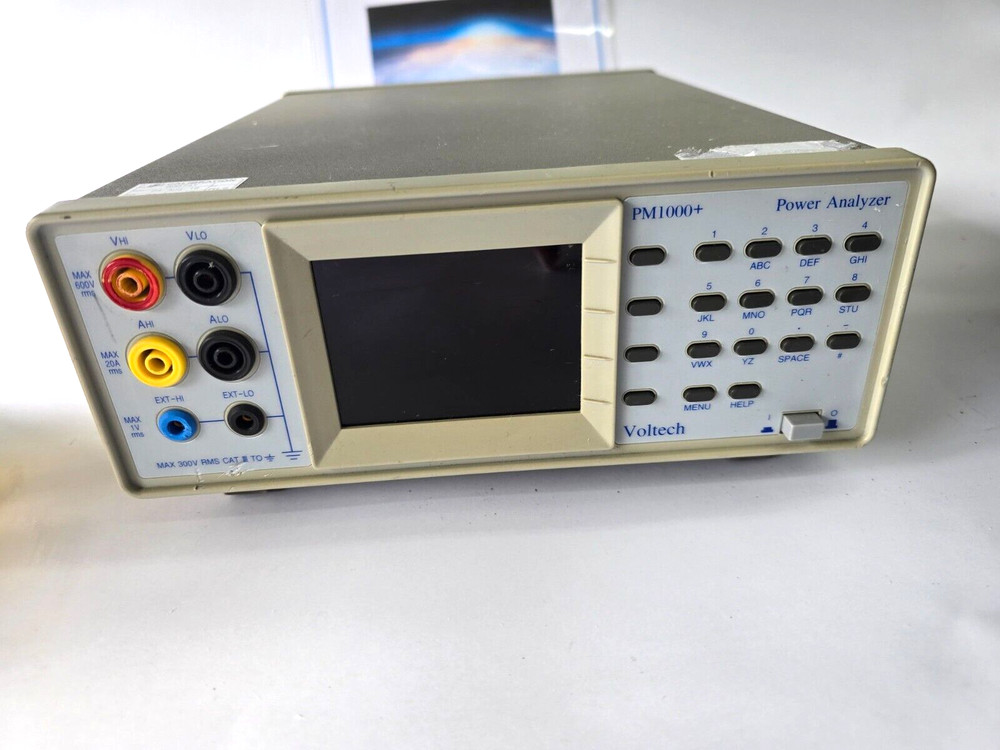 Voltech PM1000+ Power Analyzer Max 300V