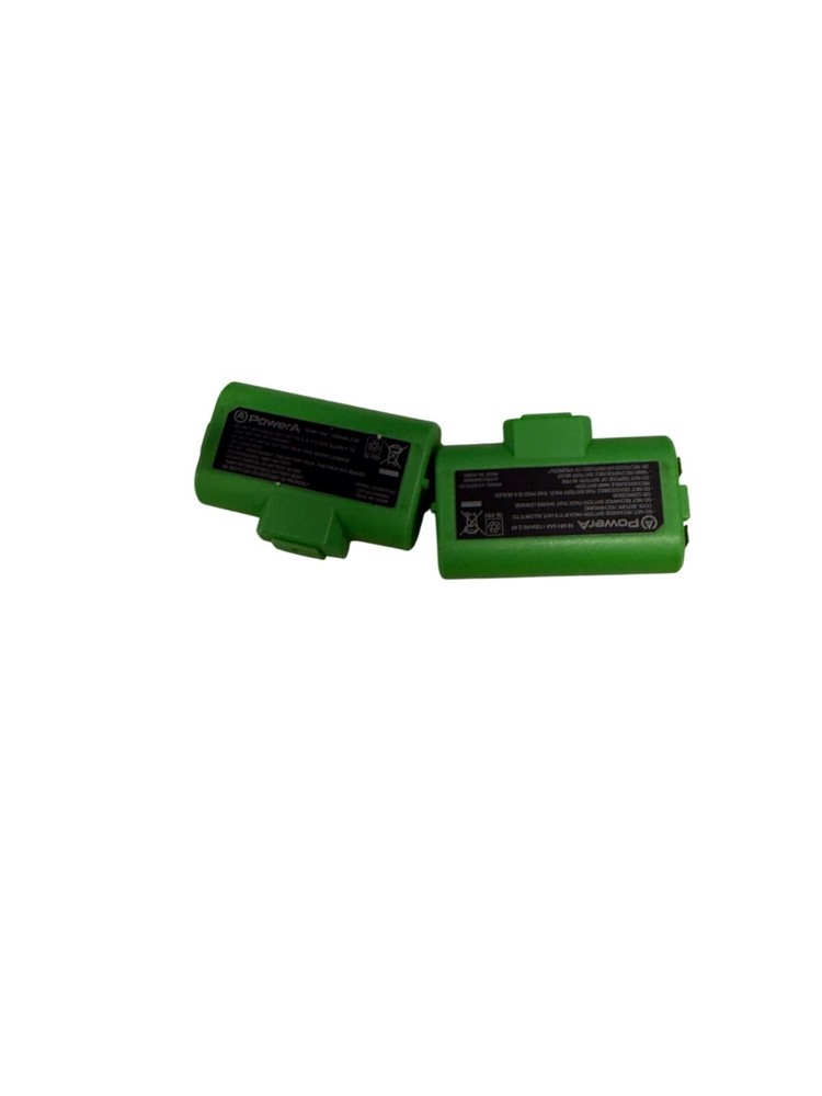 Replacement PowerA Rechargeable Battery Pack For Xbox Controllers Green 1100mAh