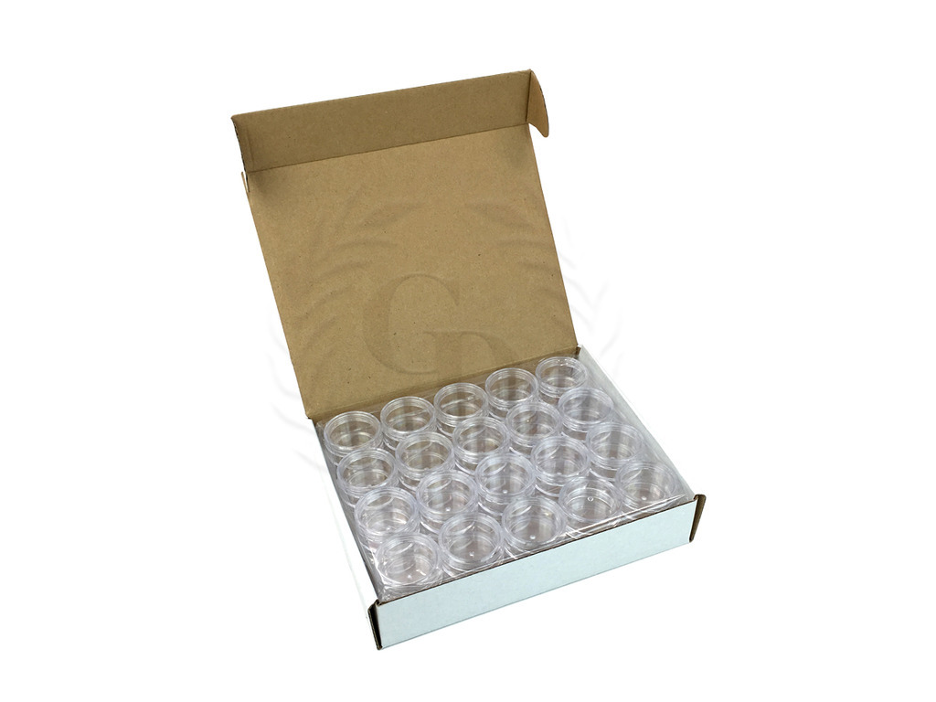 100 Packs 10 Gram/10ML High Quality Cream Cosmetic Sample Clear Jar Containers