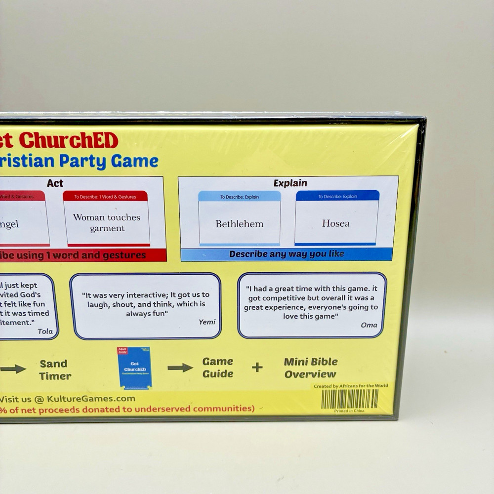 Get ChurchED Christian Party Game - Sing Act Explain - New, Sealed