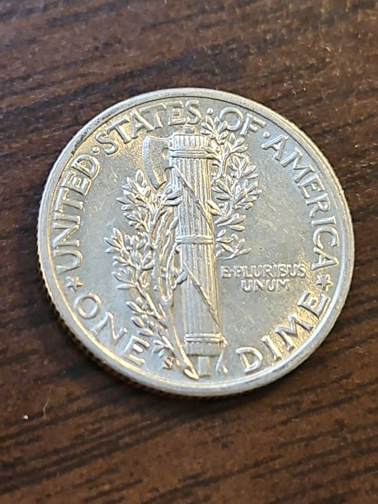 1943 S Silver Mercury Dime Uncirculated