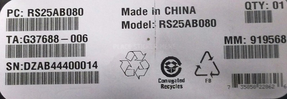 Intel RS25AB080 RAID Controller SAS/SATA, PCIe x8, MD2 1GB. New Retail Box