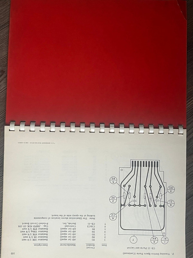 Transistors Printed Circuits 1962 Instructor's guide- Maintenance Tech 92386A