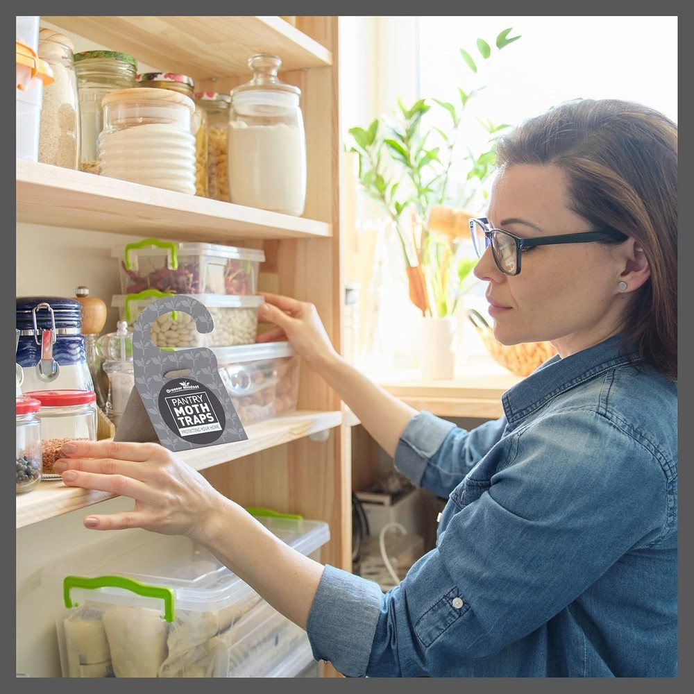 7 Pack Indoor Pheromone Moth Traps - Efficient Pantry Infestation Prevention
