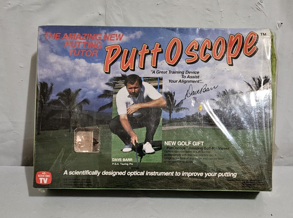 Putt O Scope Putting Tutor Device Improves Golf Put NEW SEALED