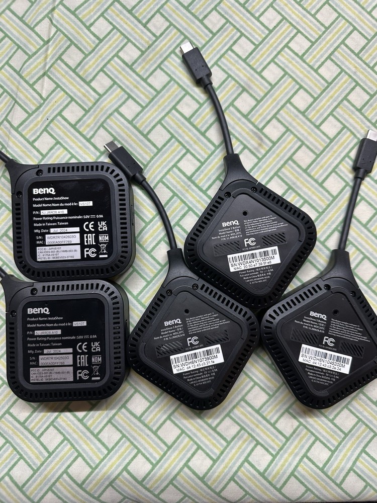 BenQ InstaShow Wireless Presentation System Bundle (Mixed Lot)