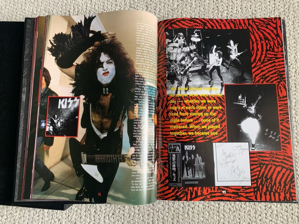 KISSTORY AMAZING+HUGE HARDCOVER BOOK INCREDIBLE PICTURES+ARTICLES KISS