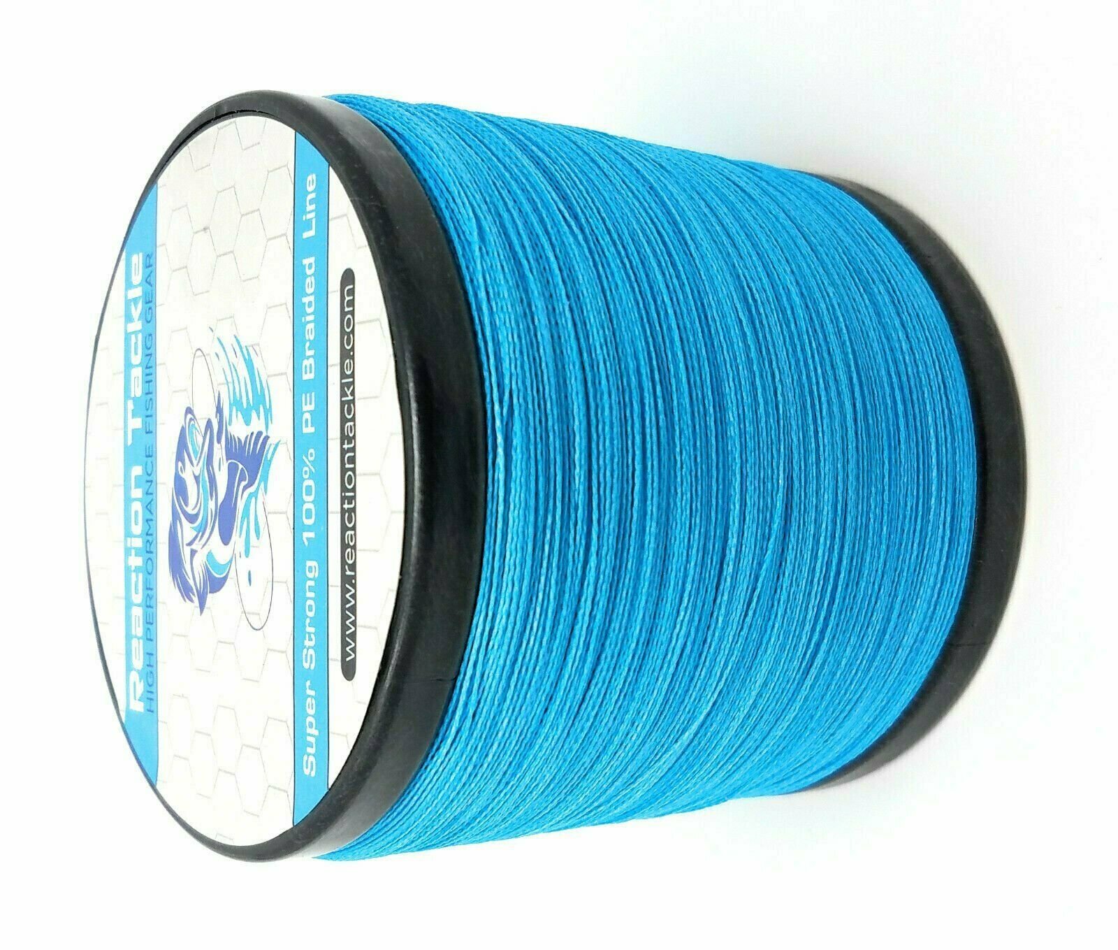 Reaction Tackle High Braided Fishing Line / Braid - Sea Blue 4 and 8 Strand