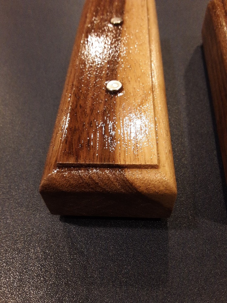 KNIFE DISPLAY STANDS, BLACK WALNUT