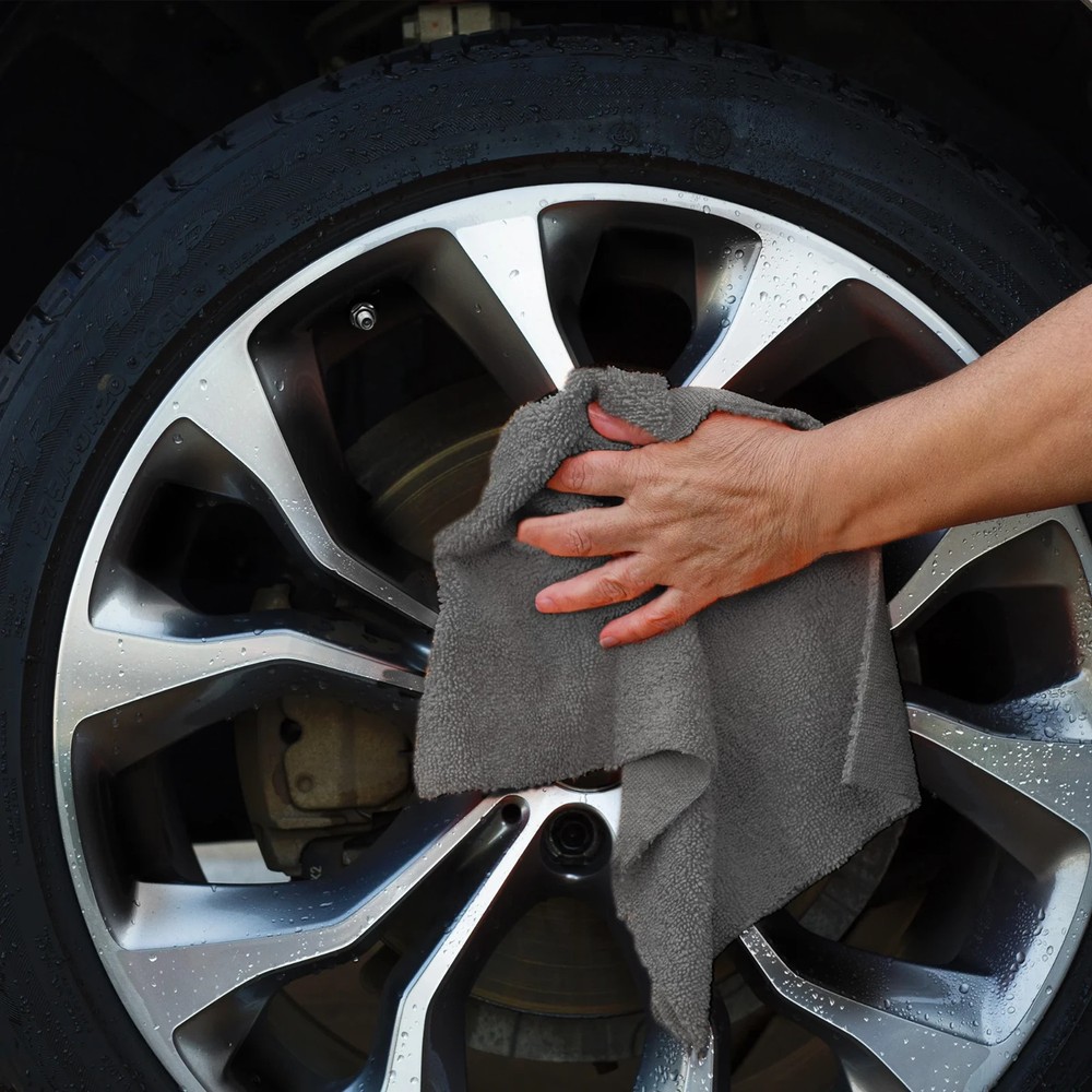 Auto Drive 14" x 14" Multipurpose Microfiber Towels, 30 pack, Multicolor