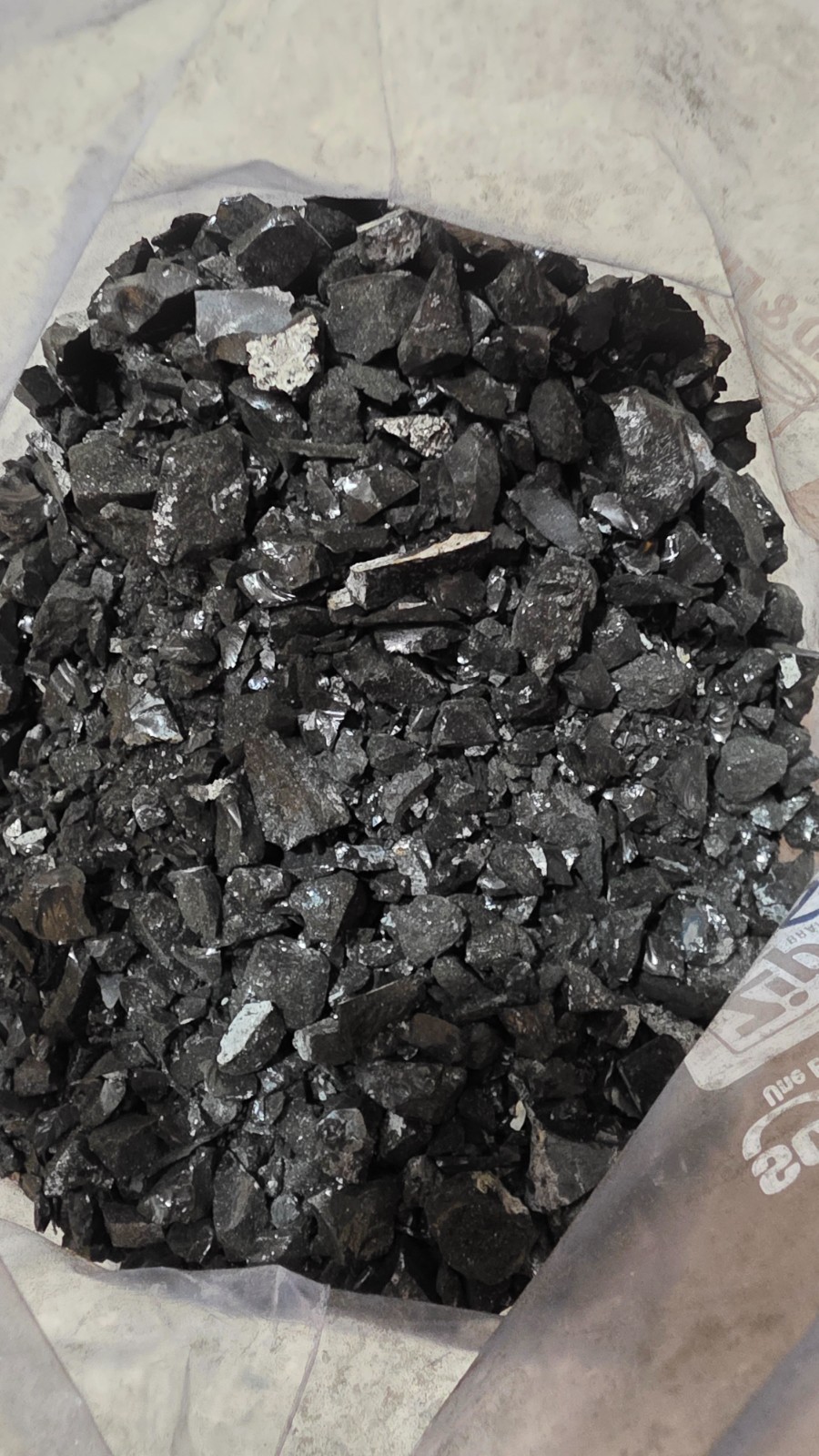 Reprocessed Smelting Slag (Gold/Silver Recovery), Approx. 1 gallon