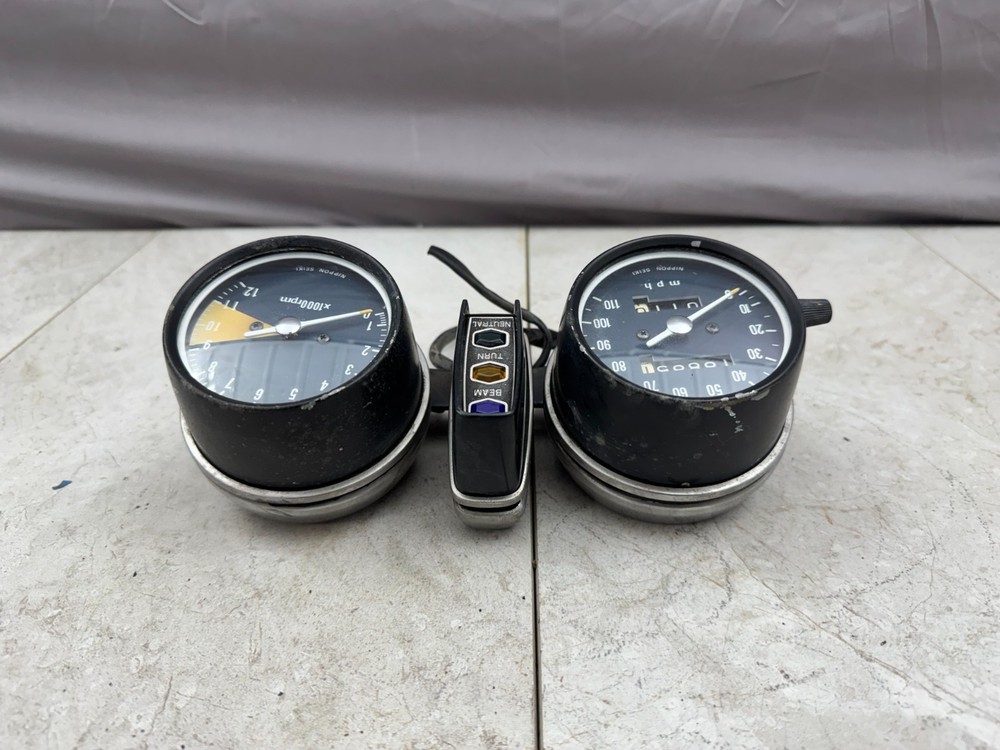 1976 Honda CB360T Gauges Speedometer Tachometer Cluster UNTESTED