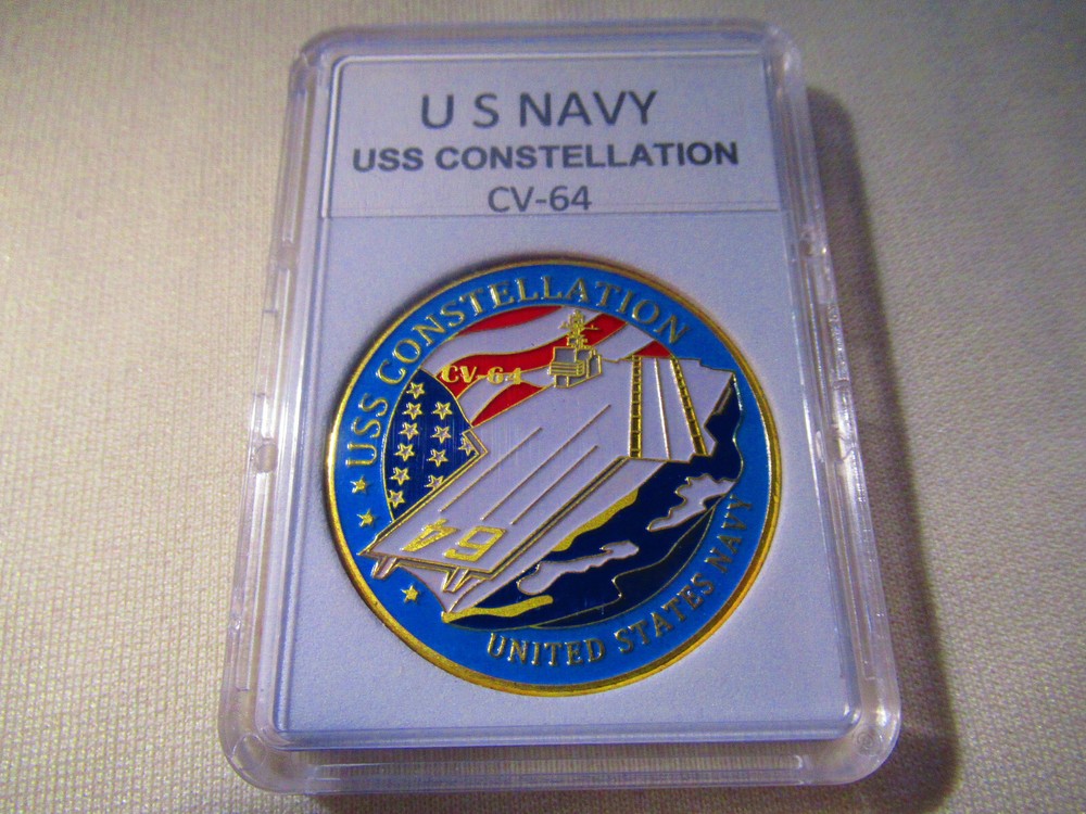 US NAVY USS CONSTELLATION CV-64 Challenge Coin