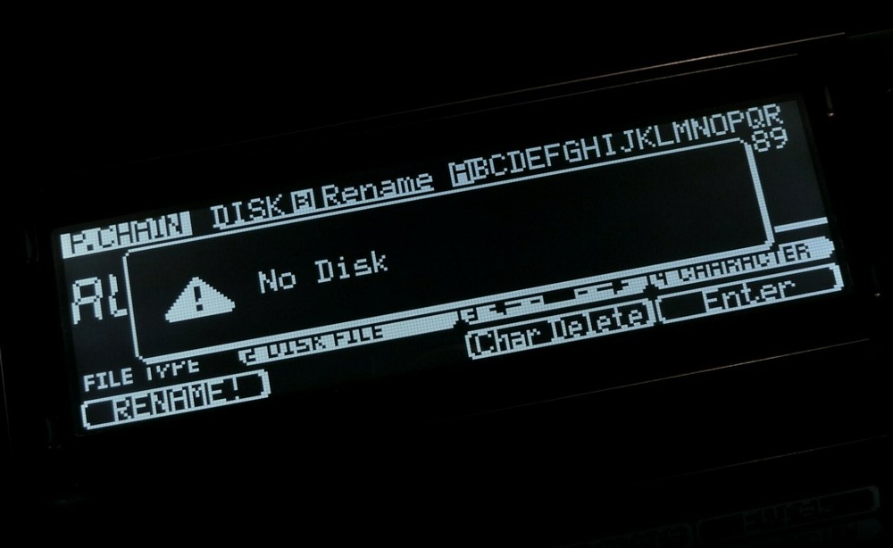 Yamaha RS7000 Custom LUX (Negative) LED Display !