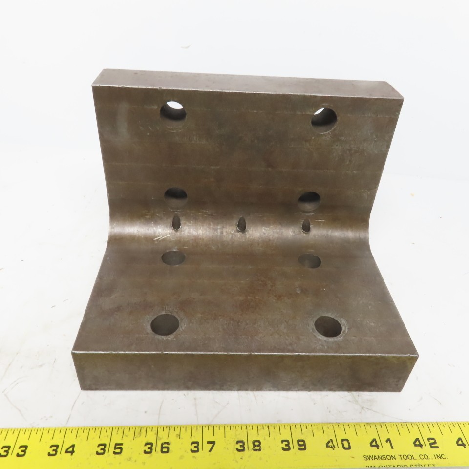 6" x 6" x 8" Steel Precision Right Angle Plate Mill Machining Set-Up Fixture