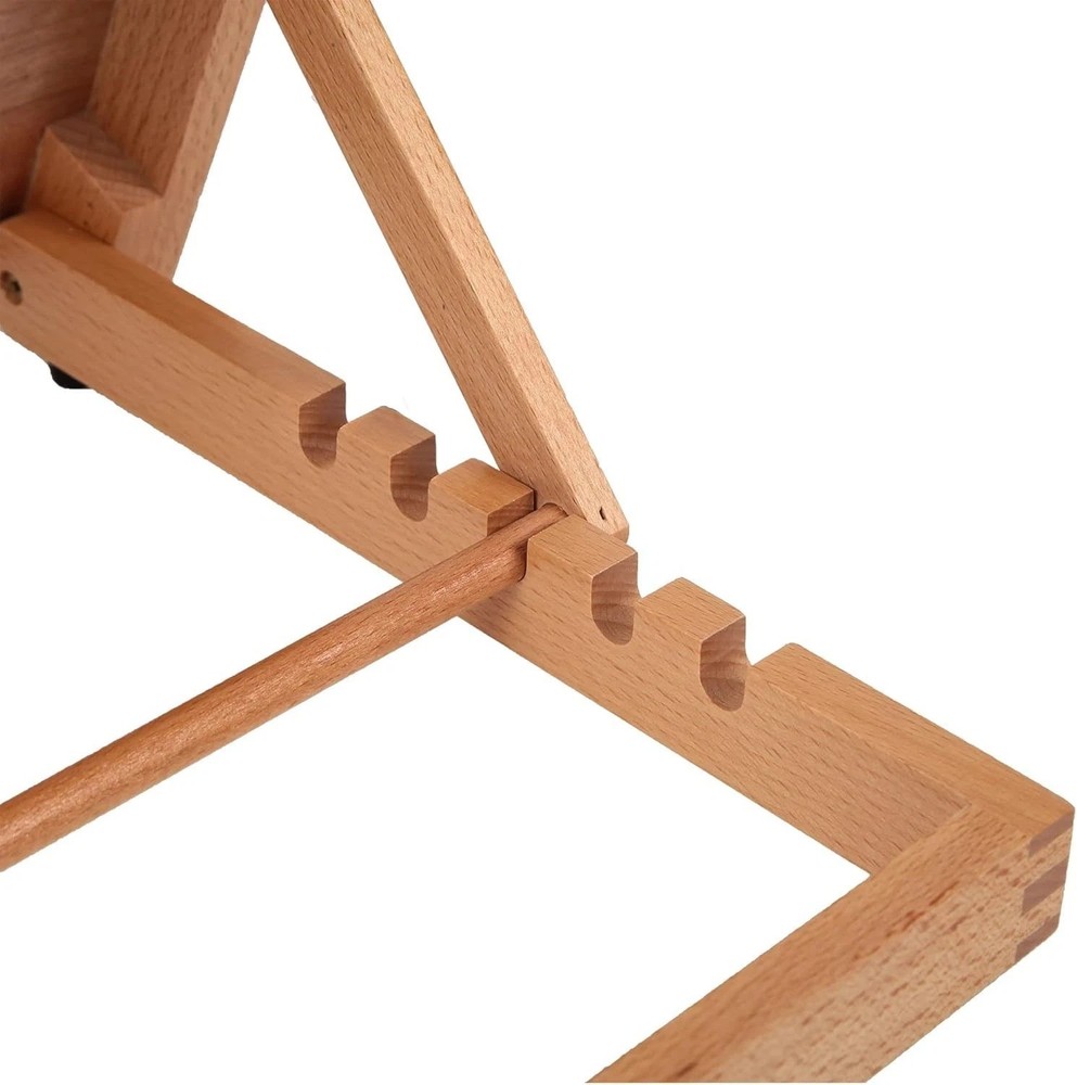 Durable Beech Wood Drawing Easel with Adjustable Angles - Ideal for Artists