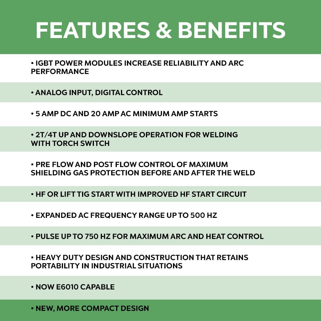 PowerTIG 315LX GTAW-P 315AMP ACDC TIG STICK ADVANCE PULSE WELDER by EVERLAST
