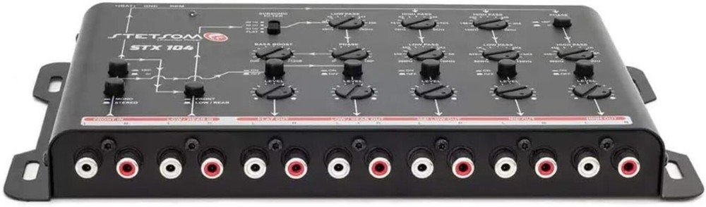 Lightweight 5-Channel Car Audio Crossover - Sleek and Powerful Performance