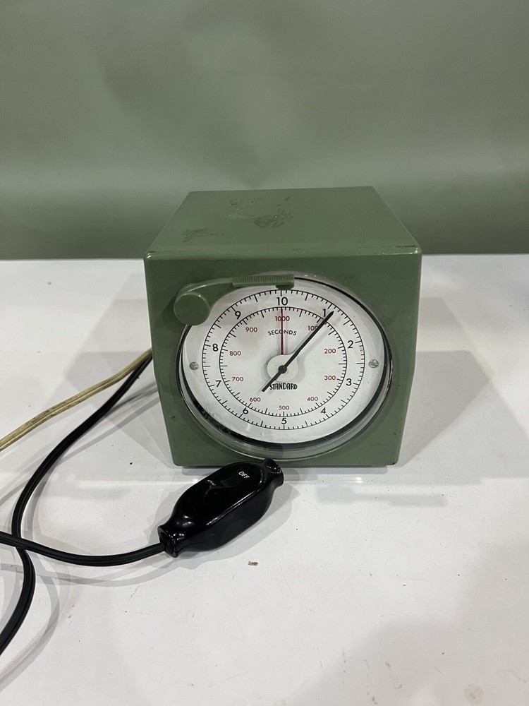 Meylan Stopwatch Corp. Model S-10 Precision Timer - Vintage Clock Timer