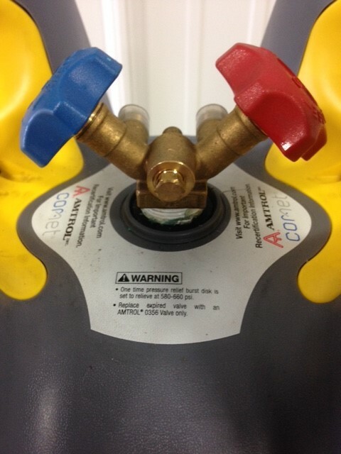 Comet Amtrol , Refrigerant Recovery Cylinder Tank Model RC50New Open Box