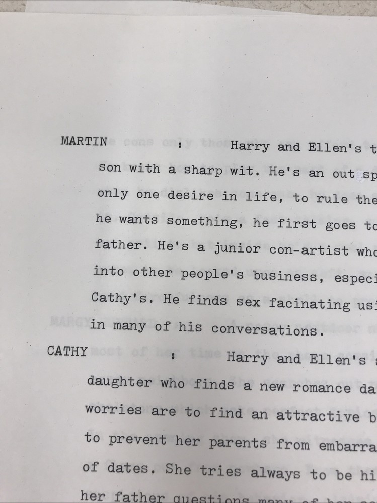 Vintage Script Hell’s Angel Sitcom Pilot Spec By Stephen Sustarsic