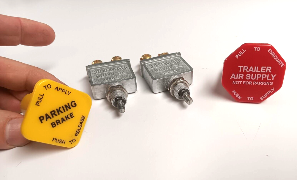 DIY ATS/ETS real brake knobs button box American Truck Simulator PAIR set pull