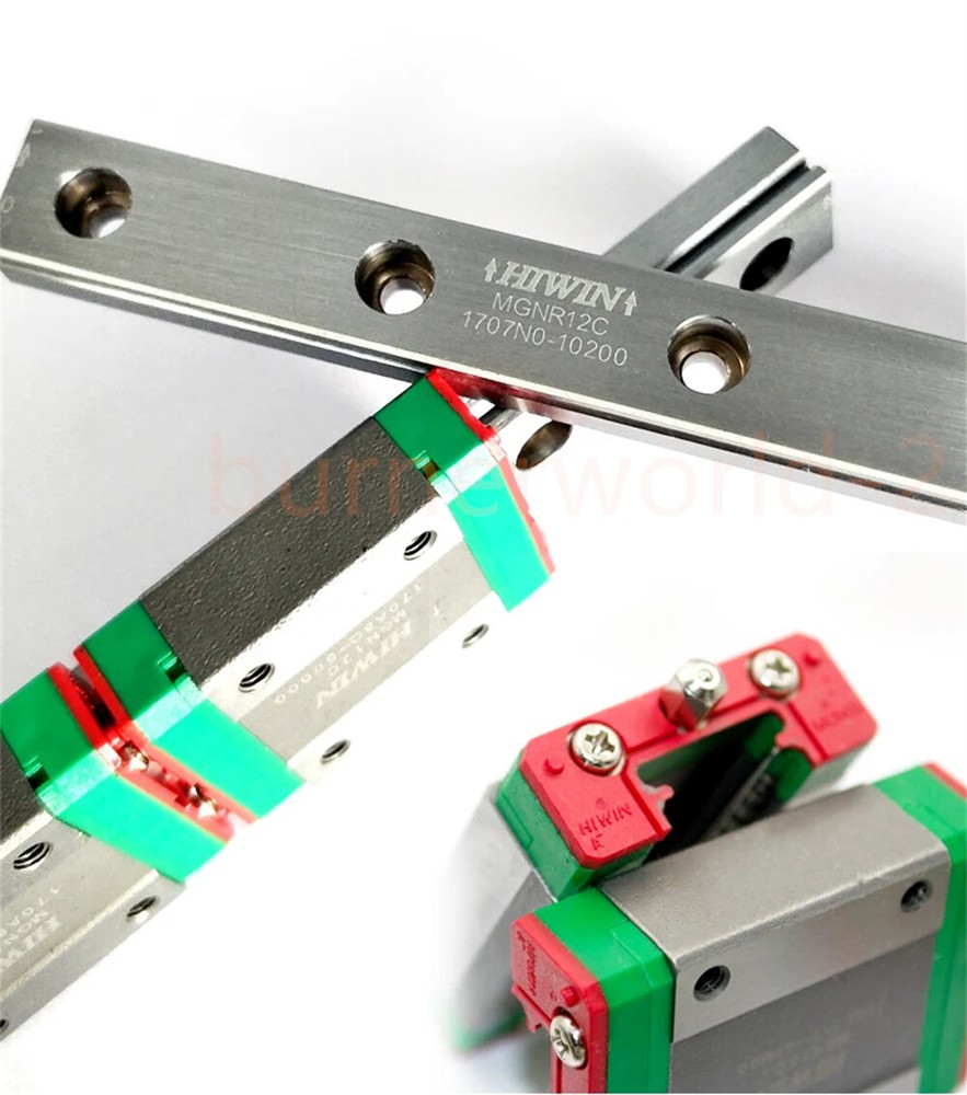 1PC Linear Guide Rail 300-600mm 3D Printer Block MGN12C MGN12H