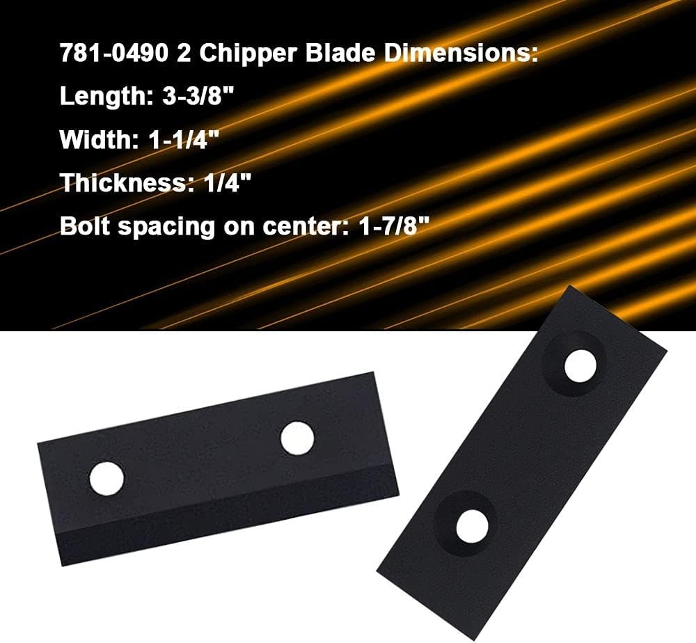 Durable Chipper Blade Kit Compatible with Multiple Brands - Versatile & Reliable