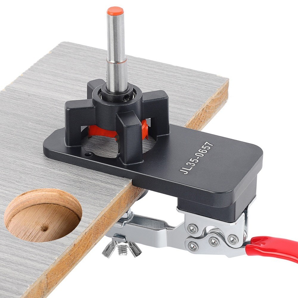 Drilling Locator for 35mm Cabinet Hinge Installation with Adjustable Features