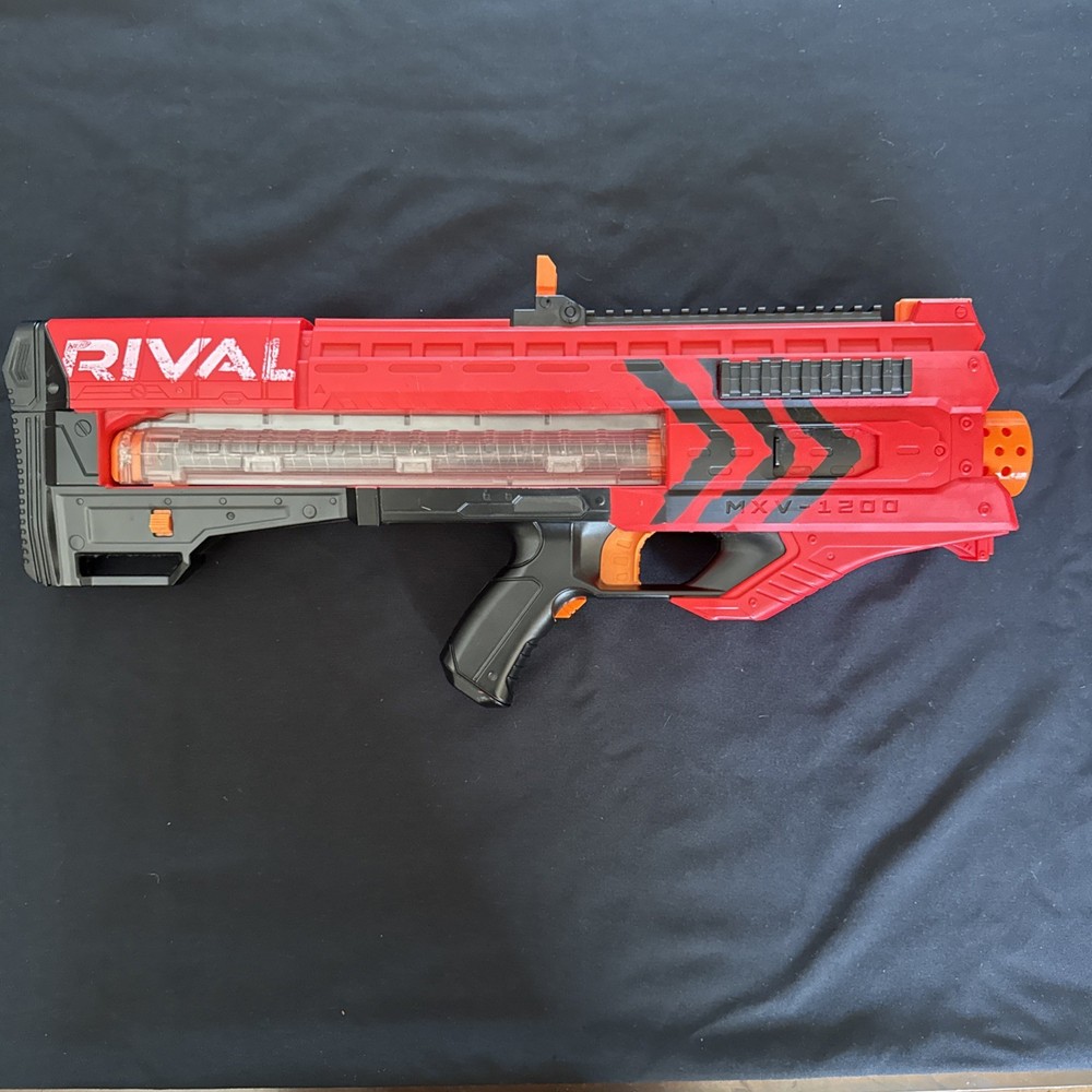 Nerf Rival Zeus MXV-1200 Blaster Team Red, Motorized, High-Impact