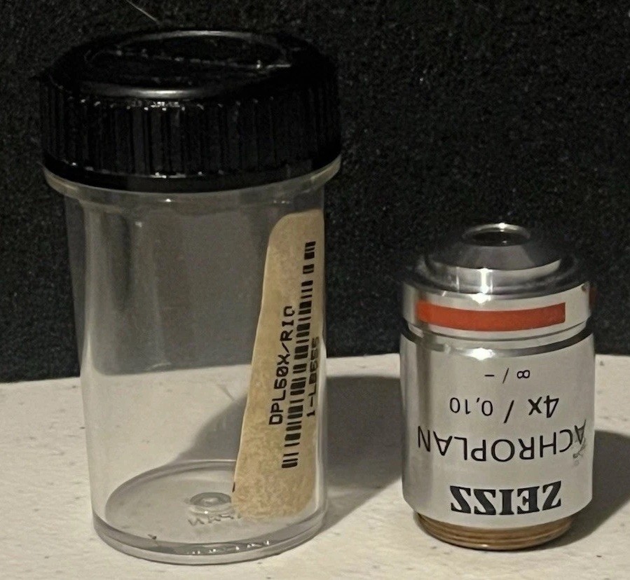 Zeiss Achroplan 4x/0.10 Microscope Objective 440020