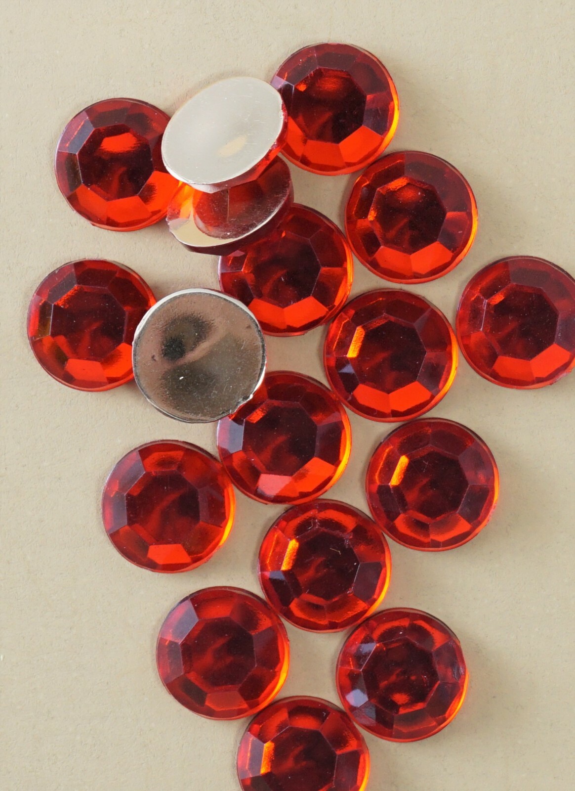 New color Acrylic Rhinestone(#48) Size ss48 & Gold/Silver rim U.S. stock USA.