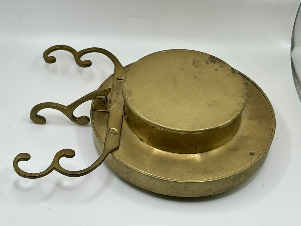 Vintage Heavy Solid Brass Table/ Mantle Clock Made In India, Tested