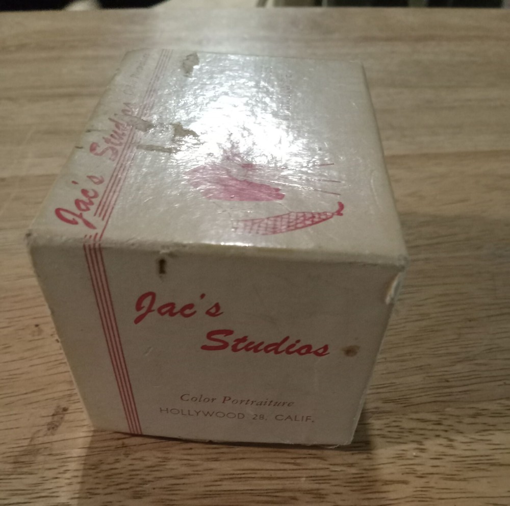 Vintage Jac's Studios Hollywood California Empty Box
