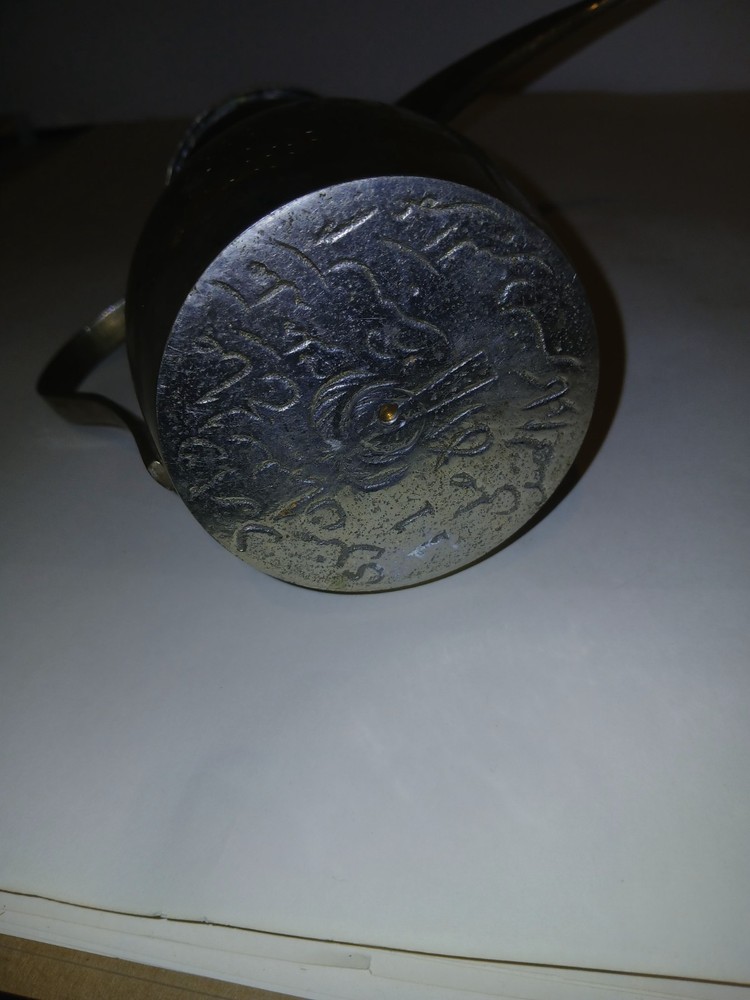 ANTIQUE MIDDLE EASTERN COFFEE/ TEAPOT BRASS/POSSIBLY SILVER
