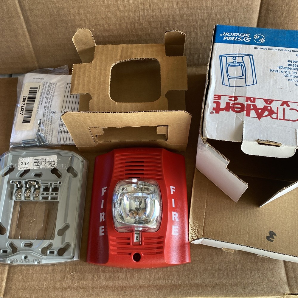 Spectra Alert Advance System Sensor P2R Horn Strobe Red 2W STD CD NIB