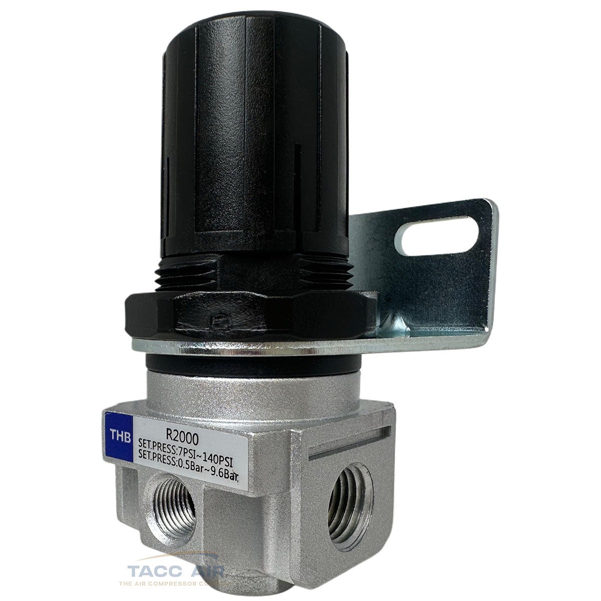 1/4" In Line Compressed Air Compressor Pressure Regulator Industrial Grade