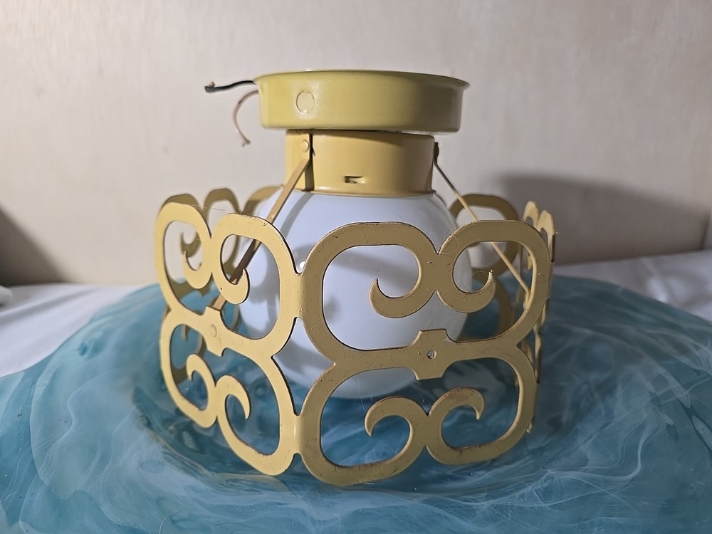 MCM Mid Century Modern Light Fixture Wired