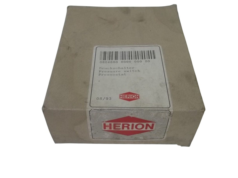 HERION 0804600 PRESSURE SWITCH NSMP