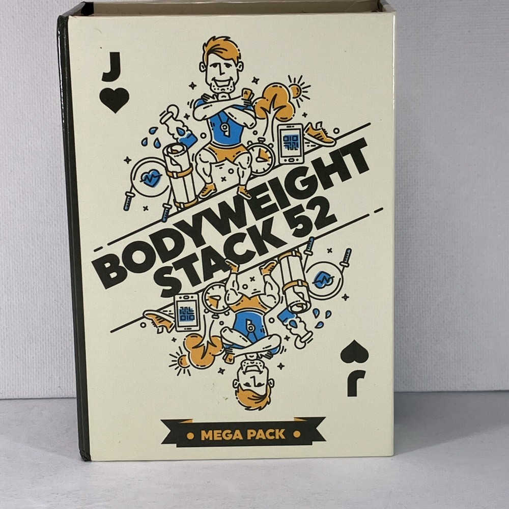 Stack 52 Bodyweight Exercise Workout 104 Playing Cards Mega Pack Mint Condition