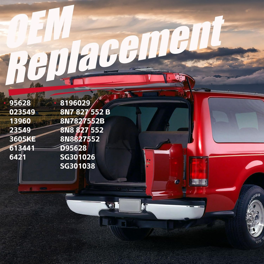 6421 2000-2005 Ford Excursion Rear Hatch Struts Shocks Lift Support