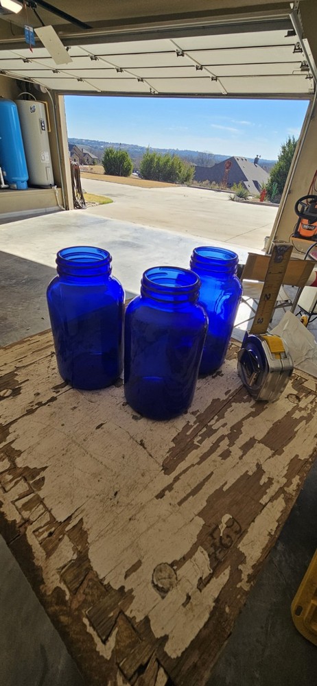 colbolt blue snuff jars